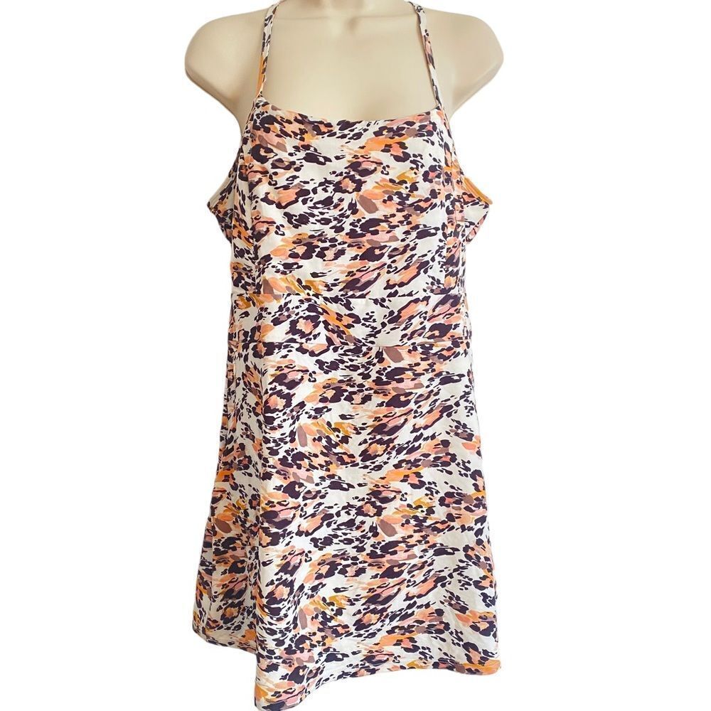 CALIA Performance Printed Summer Racerback Dress